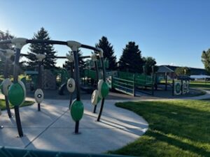 Mentock Park's ADA accessible playground